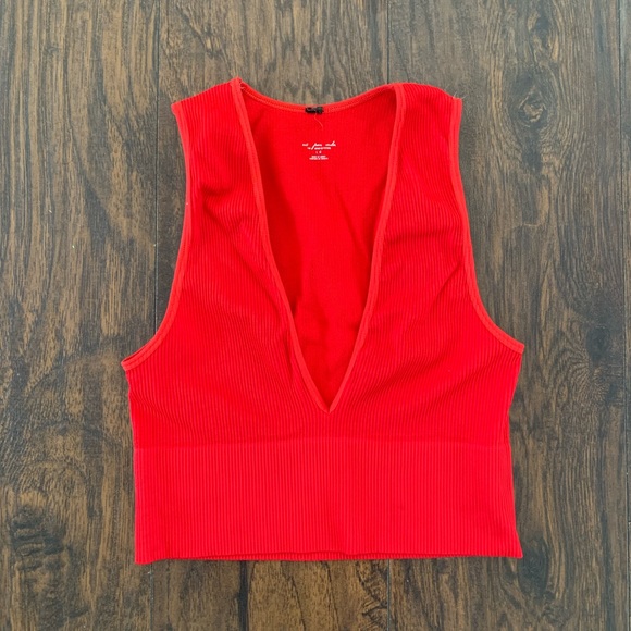 Red UO Out From Under Hailey Tank/Bra Top - Picture 2 of 3